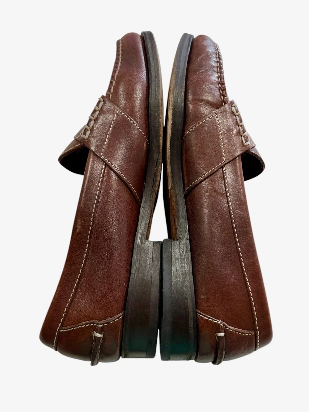 Cole Haan Brown Leather Penny Loafers Slip On Shoes Men Size 10 D